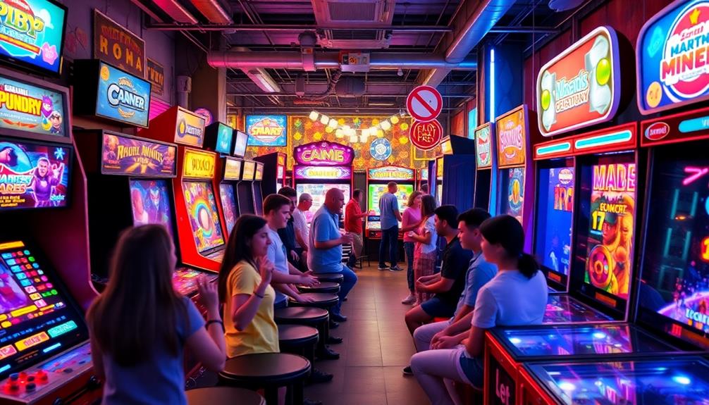 arcade games at dave and busters