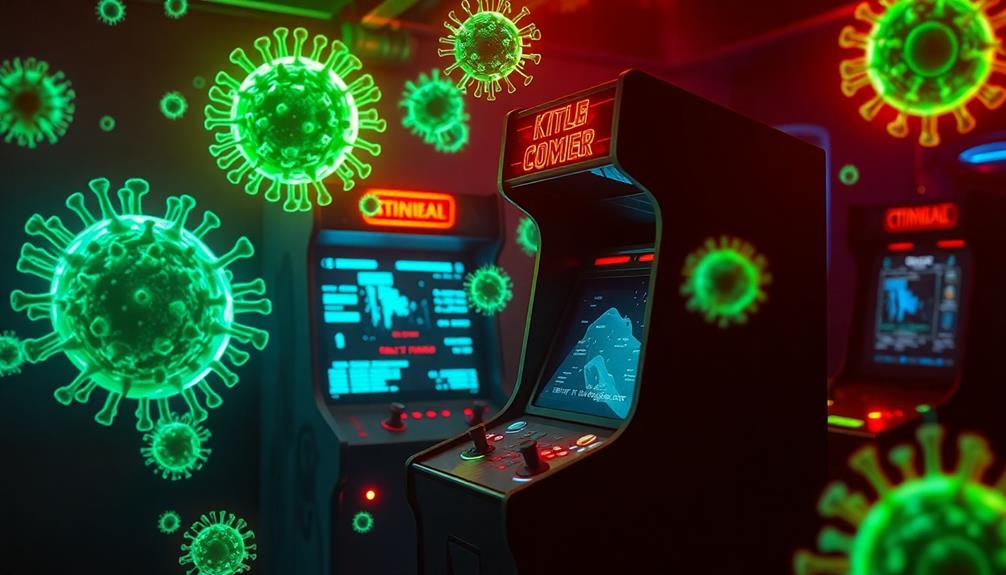 arcade games can acquire viruses