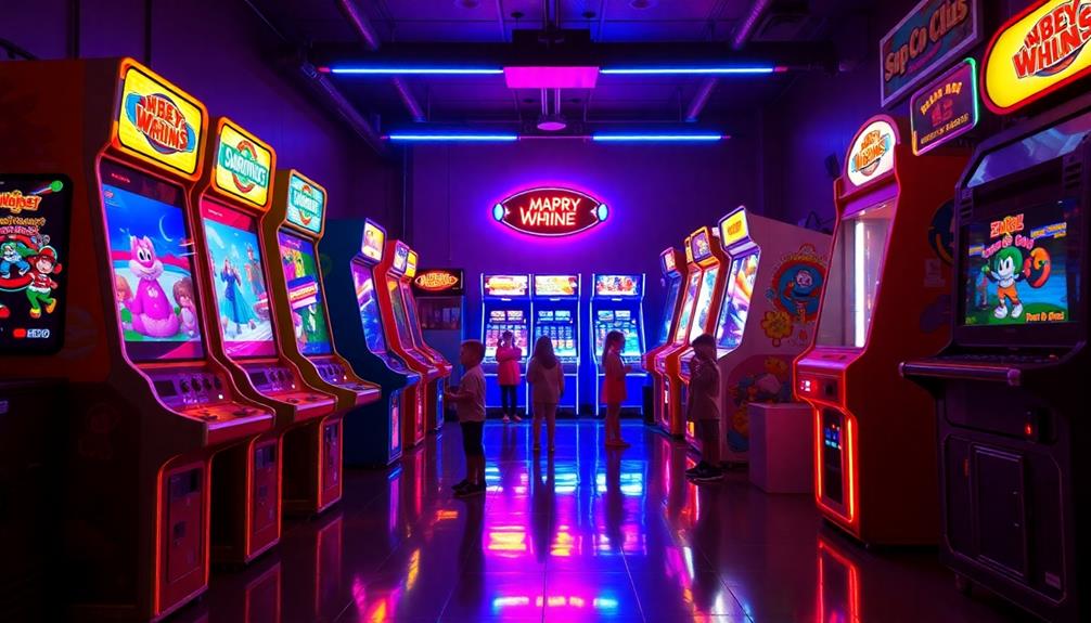 arcade games in security breach