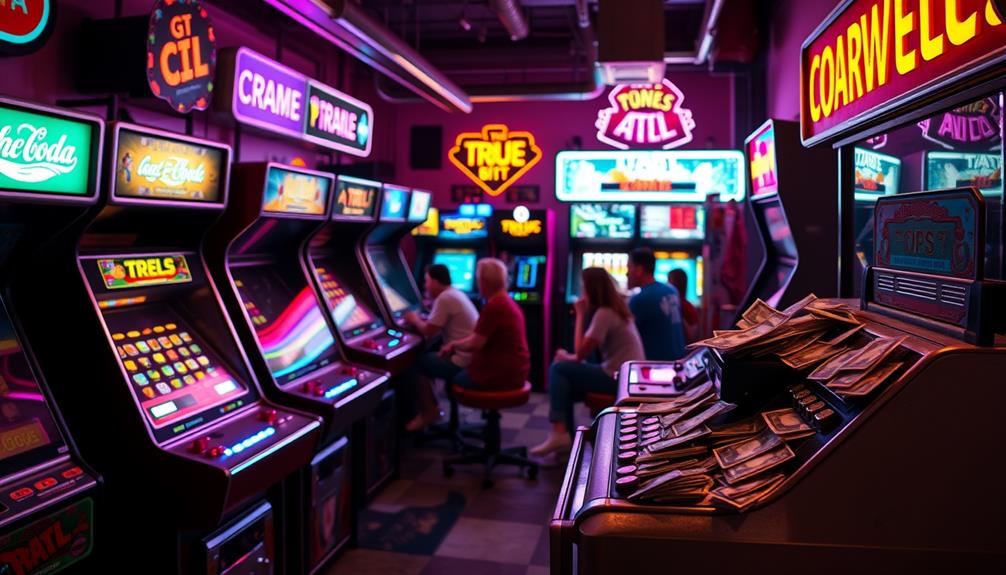 arcade games profit strategies