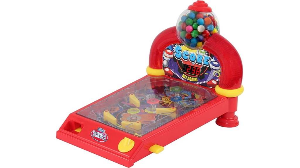 arcade pinball bubble gum