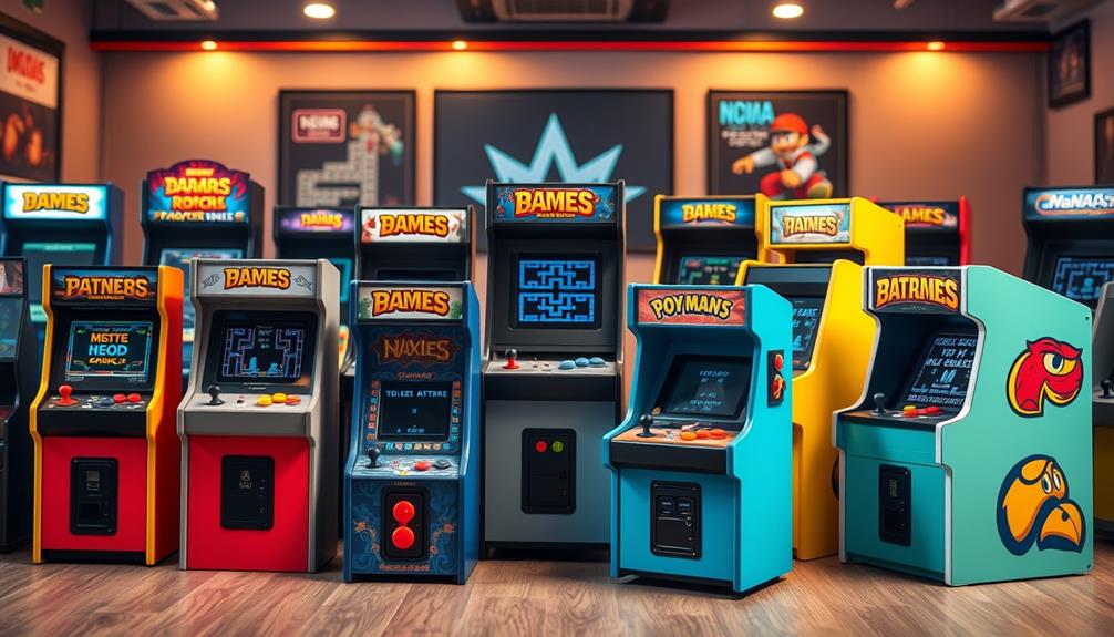 choosing mini arcade machines