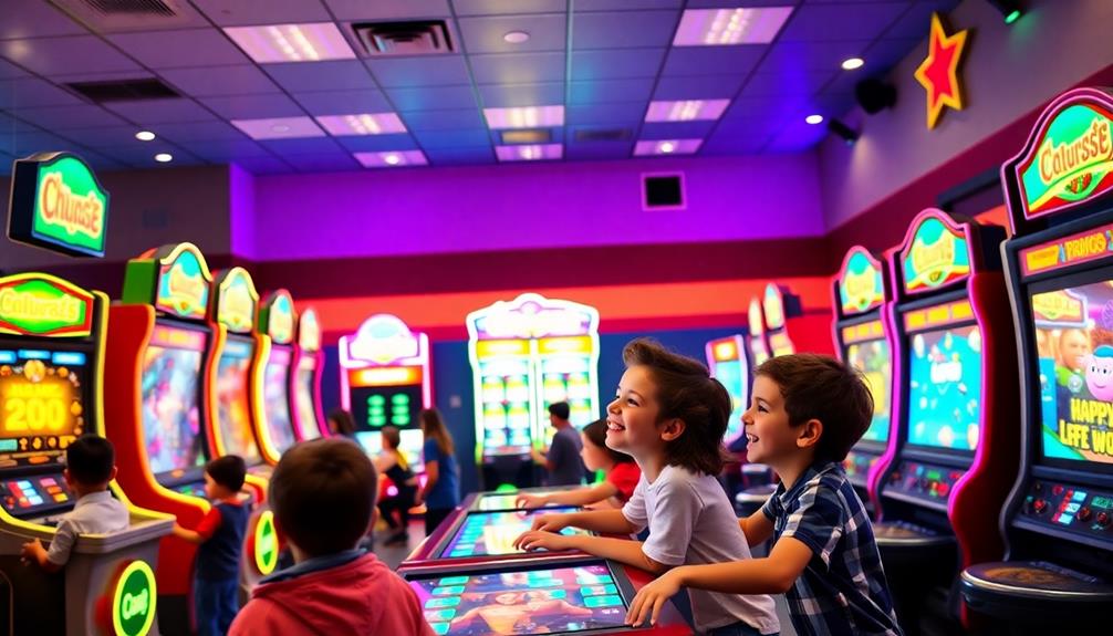 chuck e cheese arcade games