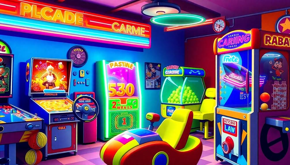 classic and modern arcade