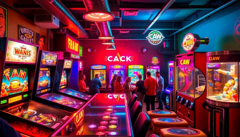 classic and modern arcade