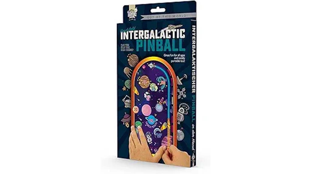 cosmic portable pinball game