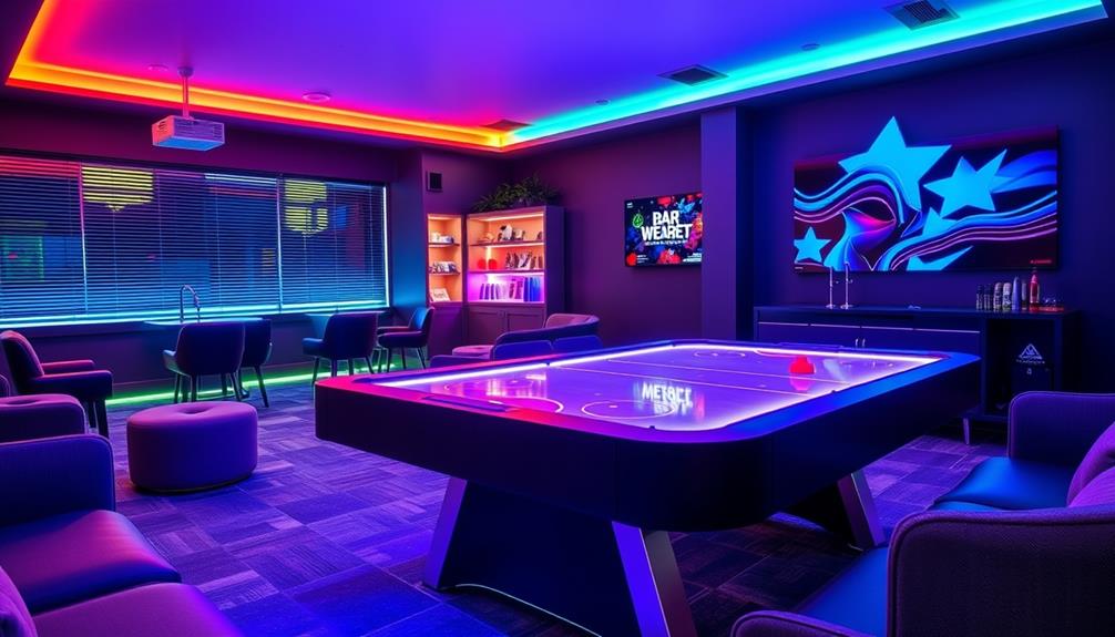 elevating game room atmosphere