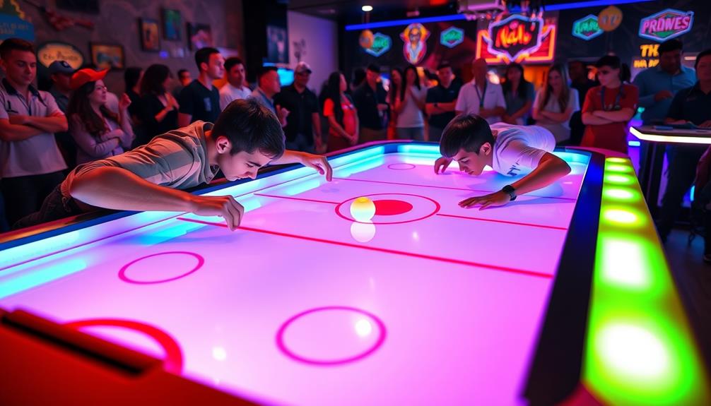 fast paced air hockey fun