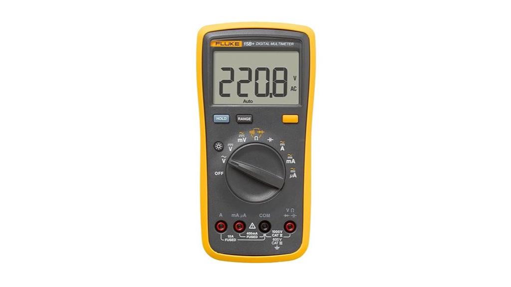 fluke 15b multimeter features