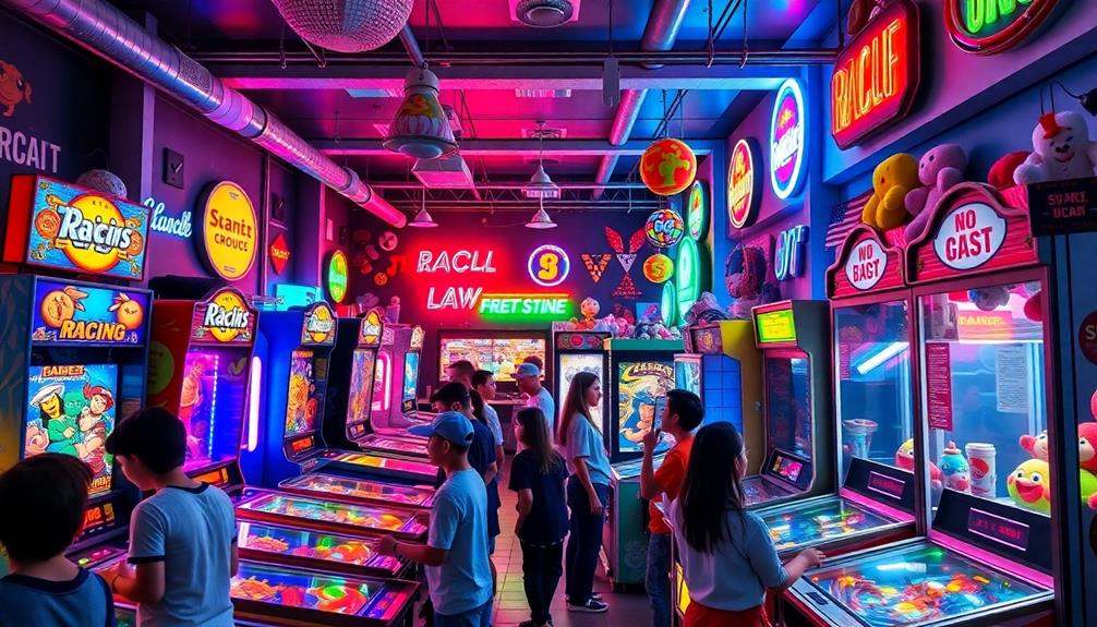 great america arcade games available