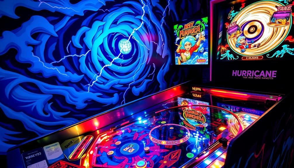 hurricane pinball game overview