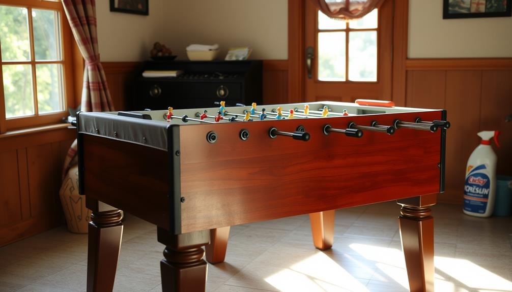 maintain your foosball table