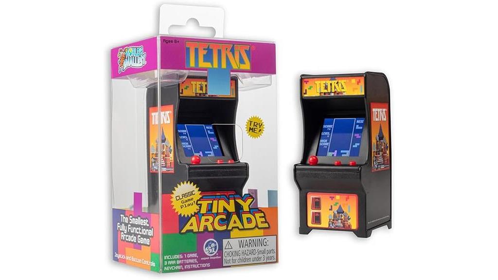 mini retro tetris arcade