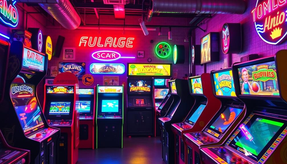 nostalgic arcade machines collection