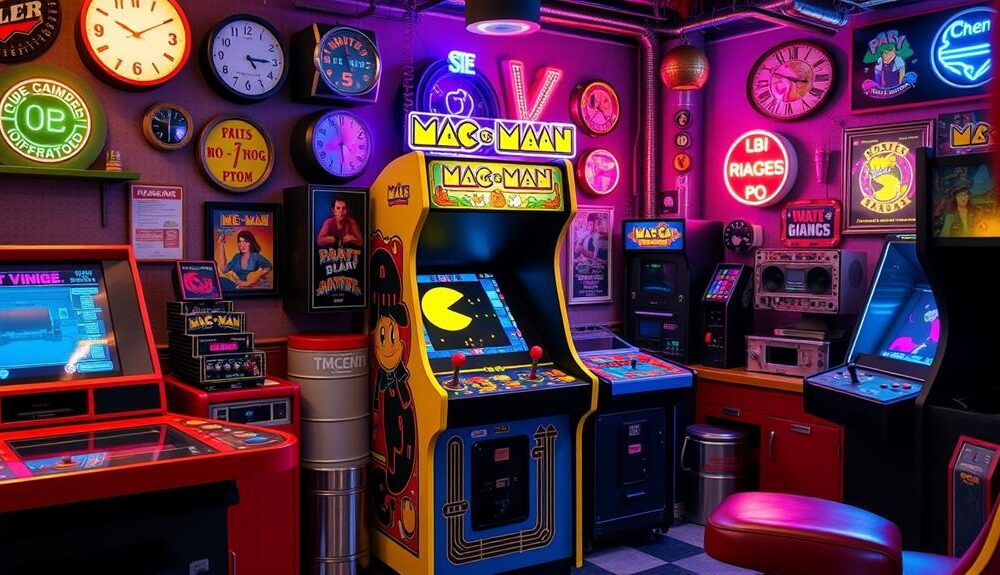 nostalgic ms pac man machines