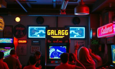 original galaga arcade machine