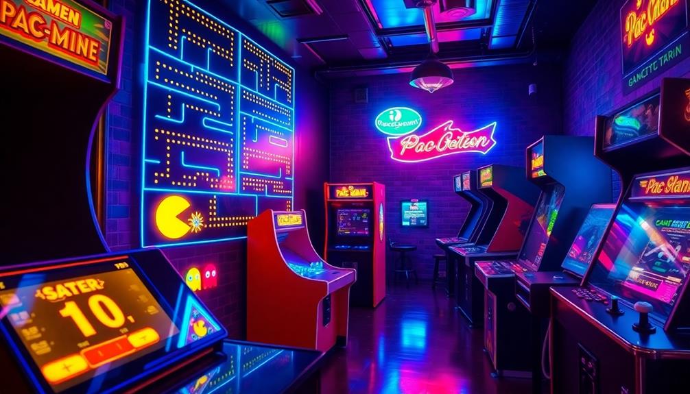 pac man arcade gaming experience