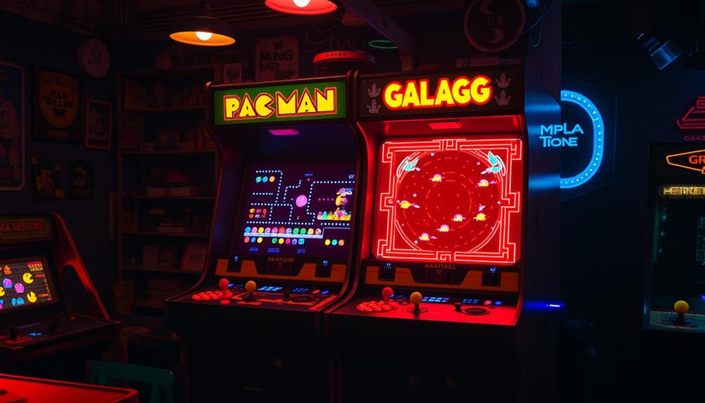 pac man vs galaga comparison