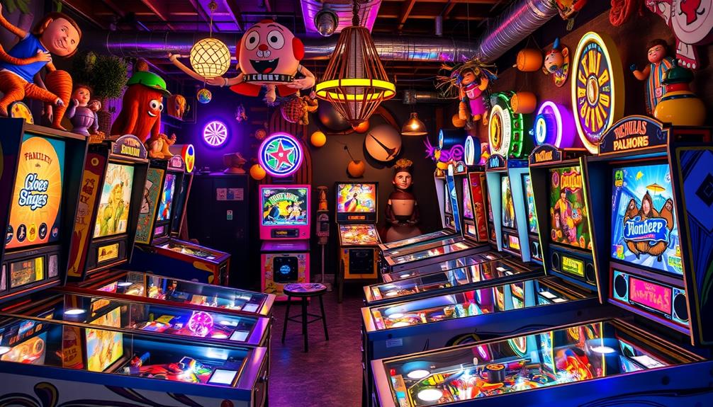 pinball hall at city museum