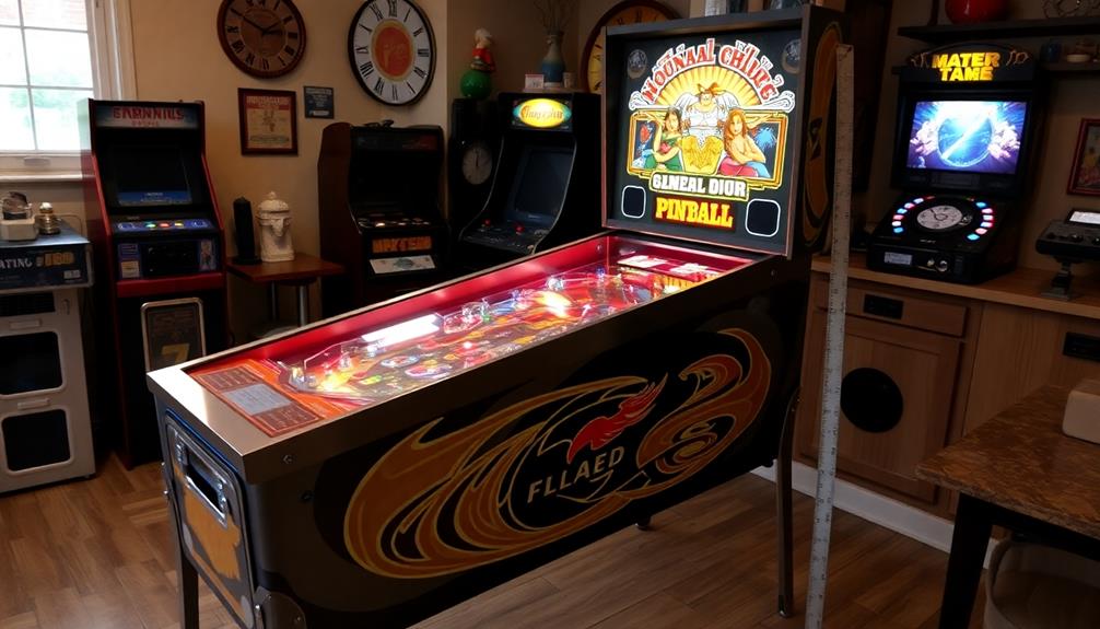 pinball machine dimensions vary