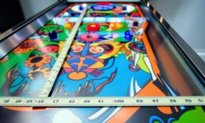 pinball machine width dimensions