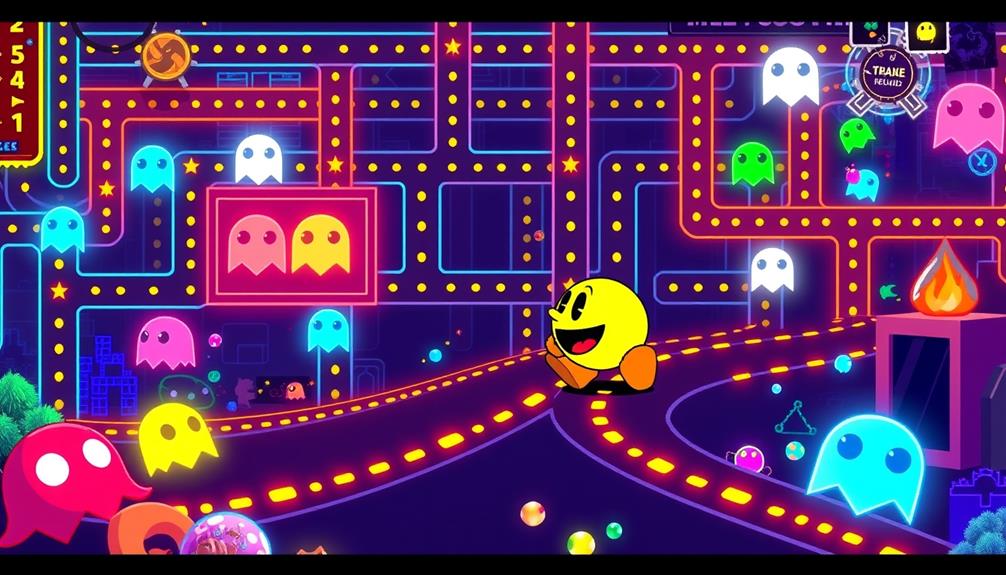 pixelated ms pac man adventure