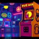 pixelated pac man arcade revival