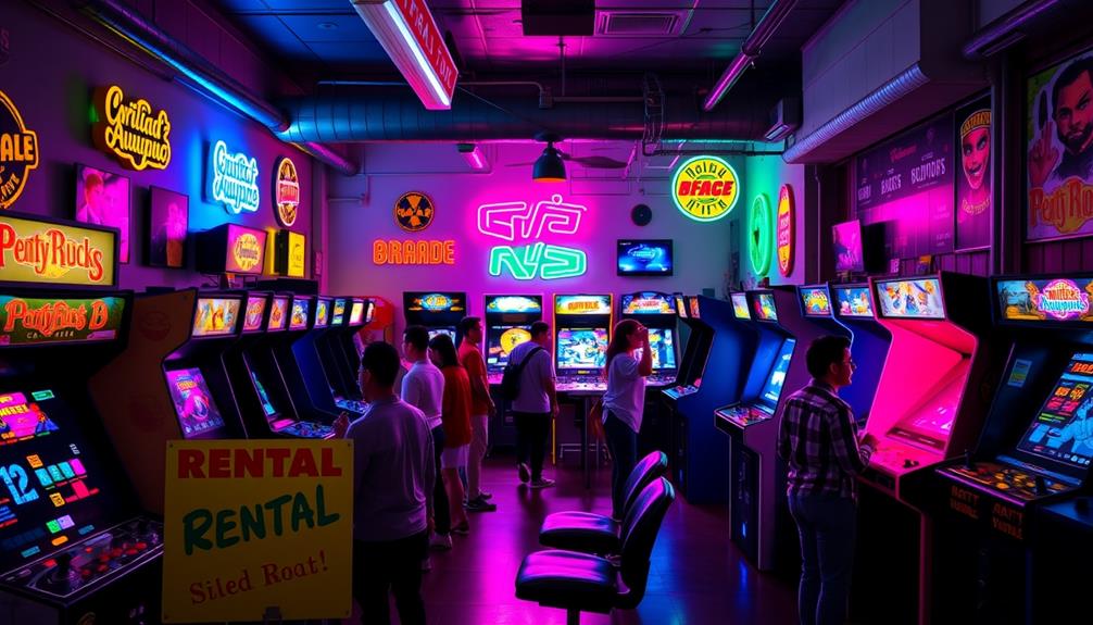 renting arcade games available