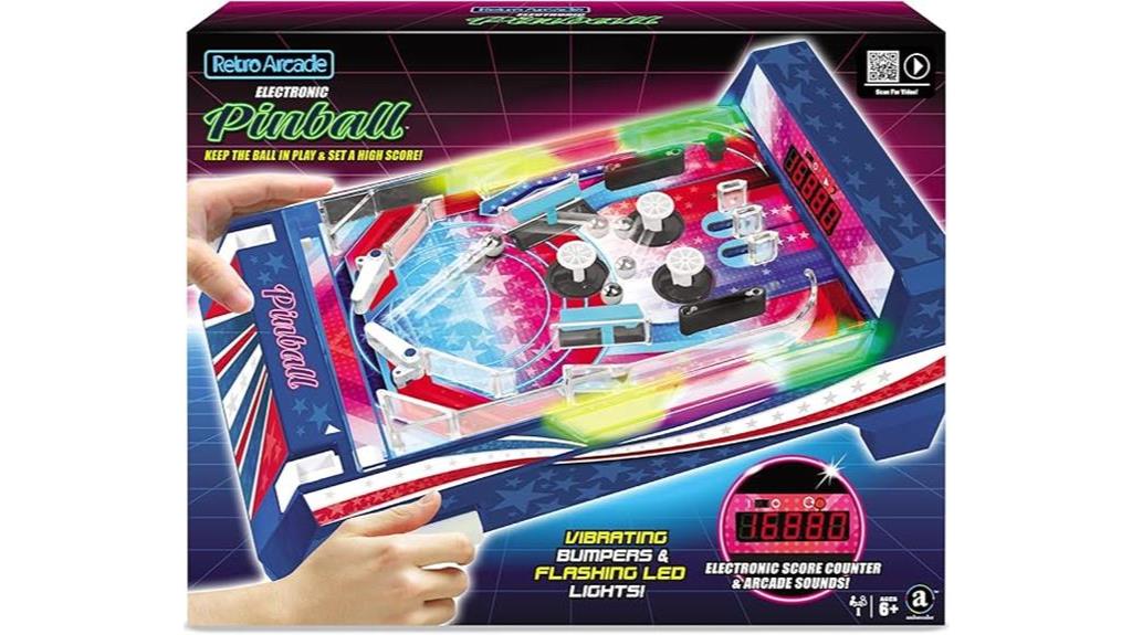 retro pinball tabletop game