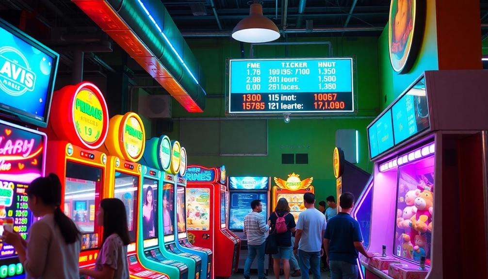 round 1 arcade game pricing