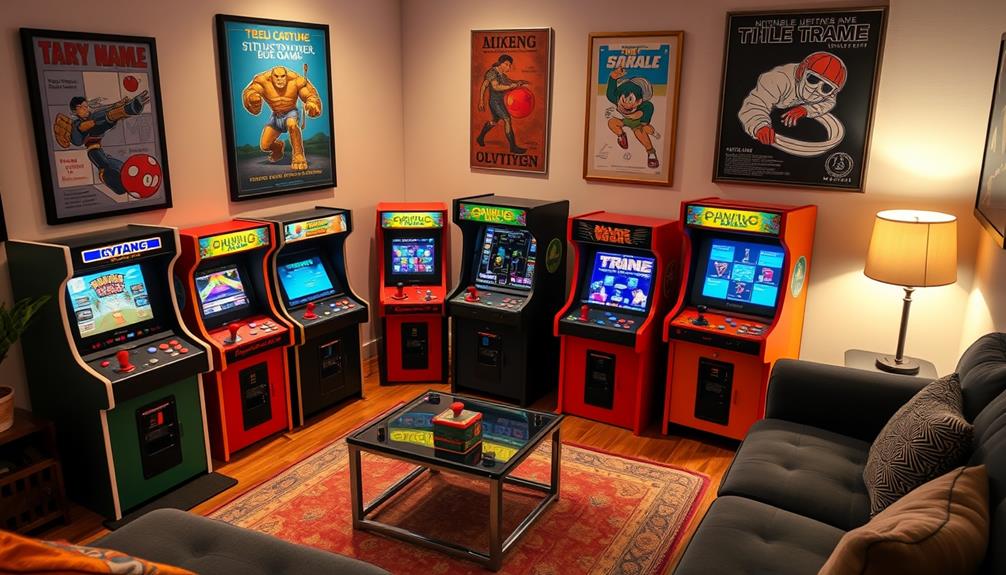 selecting home arcade machines