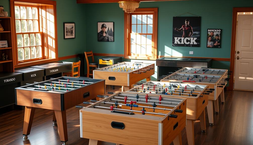 top foosball table brands