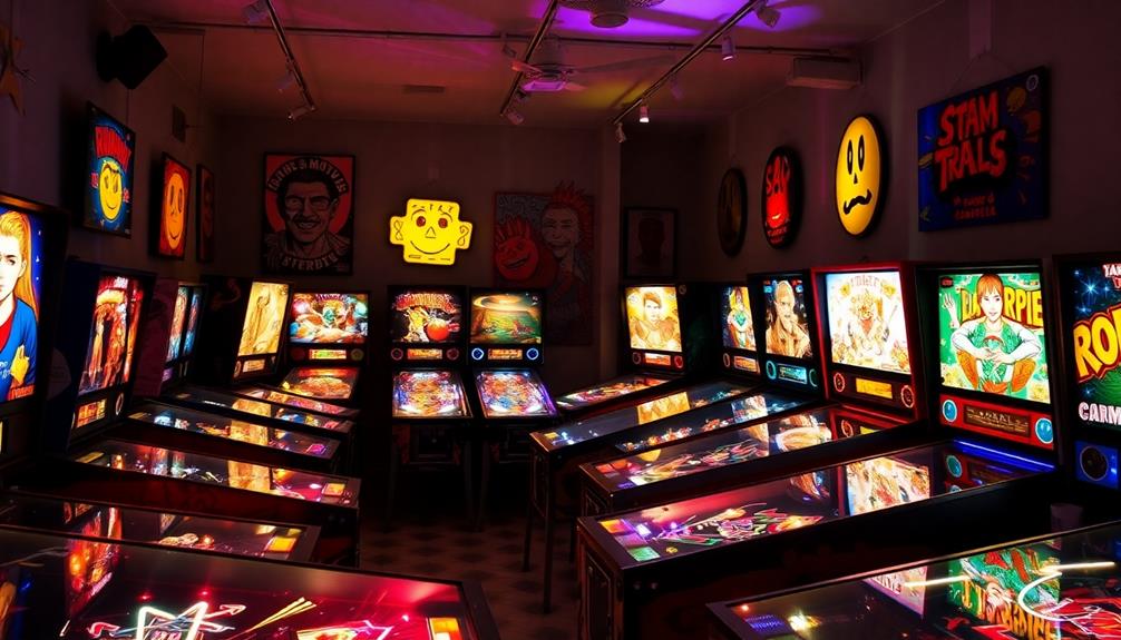 vintage pinball game collections