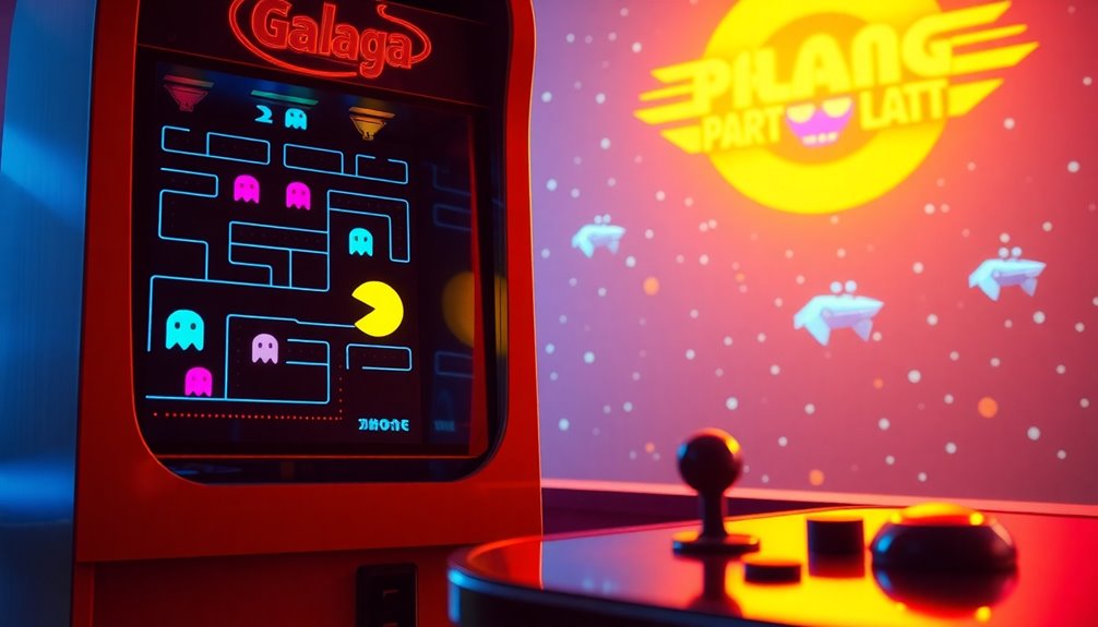 classic arcade maze chase