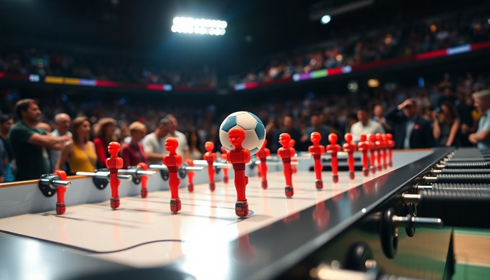 professional foosball tournament table