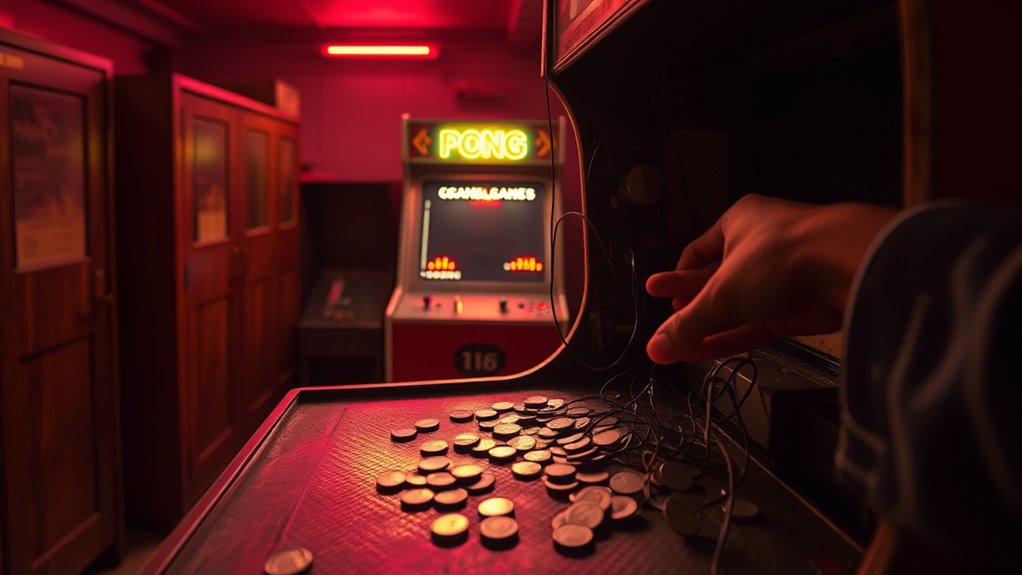 arcade maintenance and coin jams