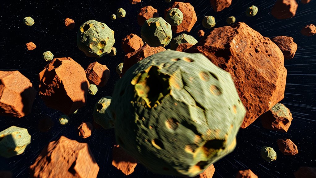 asteroid rotation behaviors vary