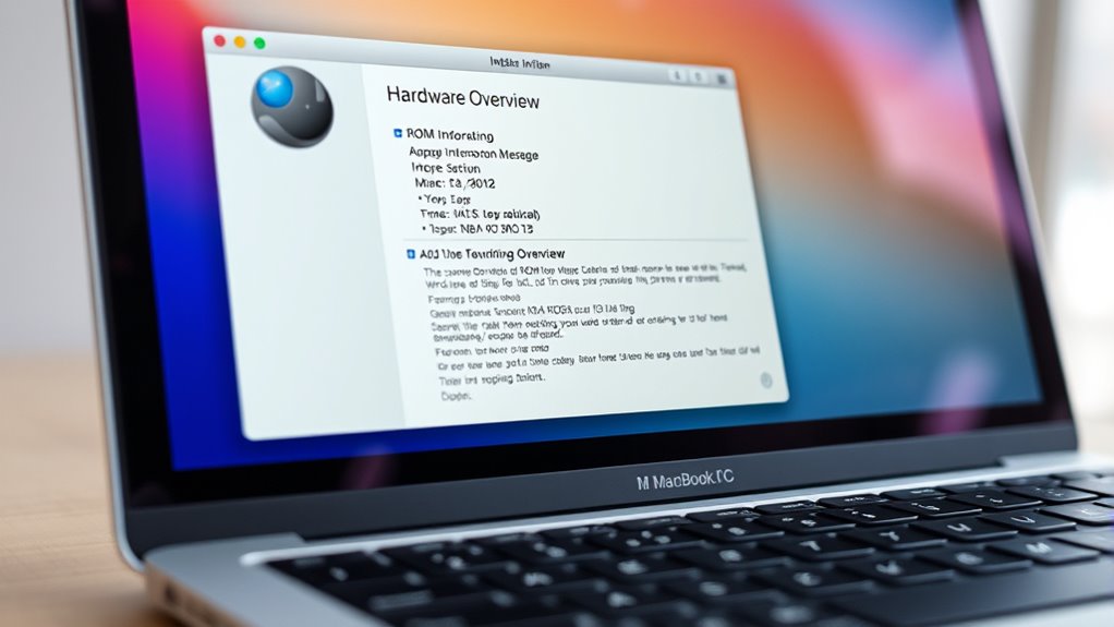 checking macos firmware details