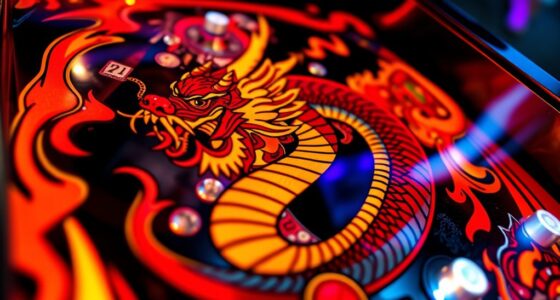 creative pinball backglass art