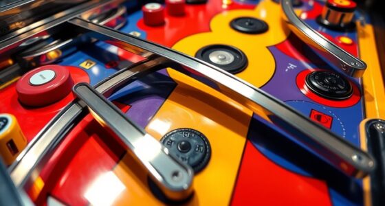 detailed pinball playfield anatomy
