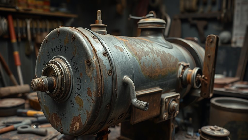 documenting vintage machine details