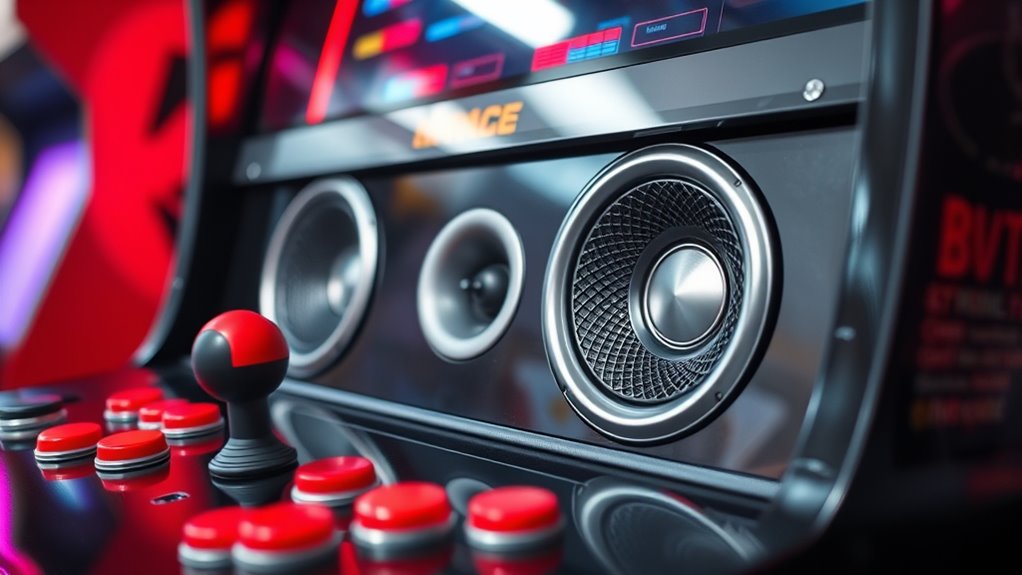 enhanced arcade cabinet audio