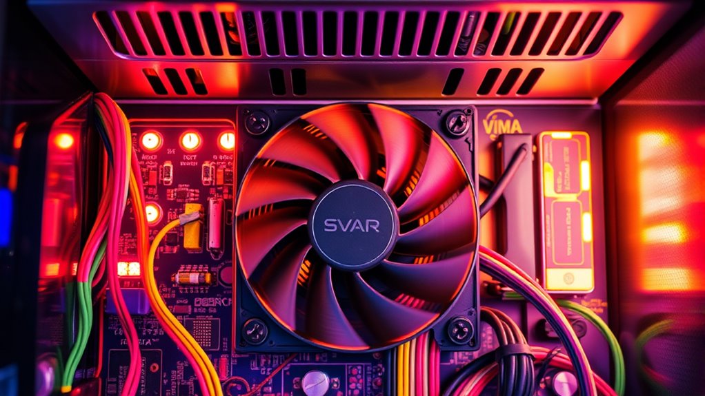 heat sources in arcade machines