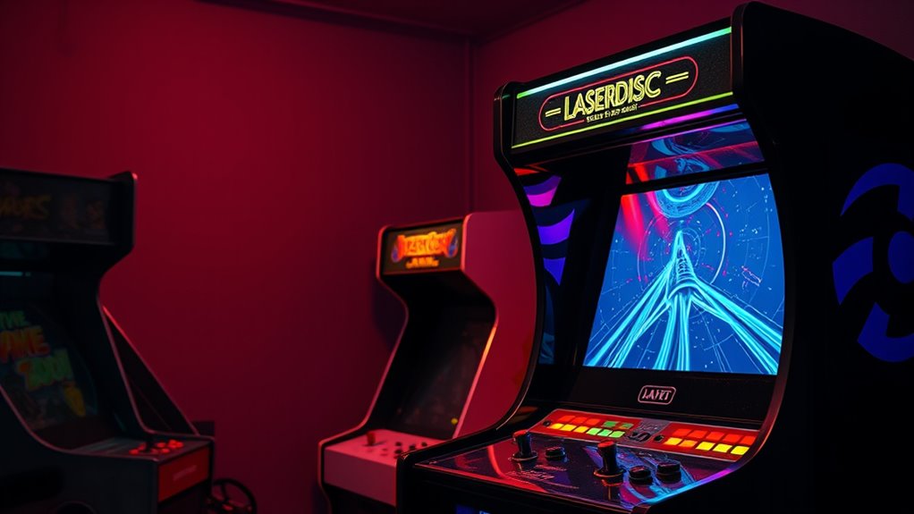 laserdisc arcade cabinet history