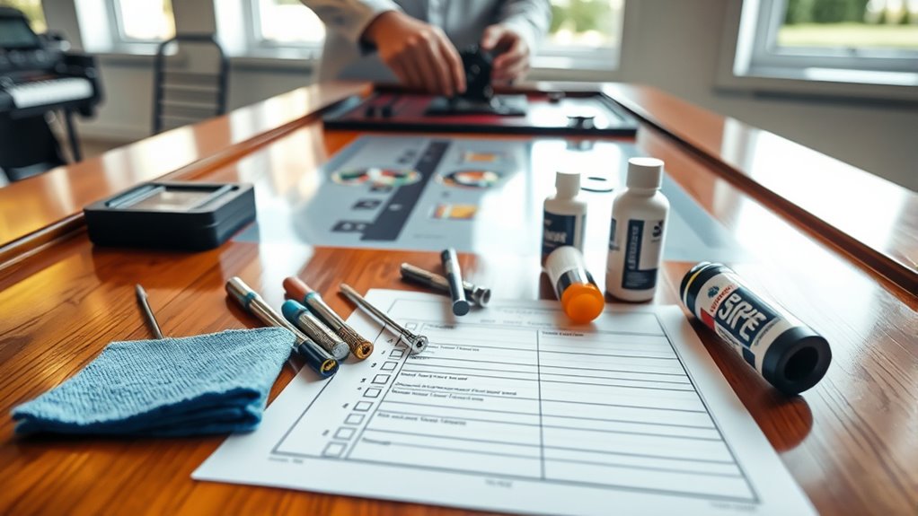 maintain record schedule inspect