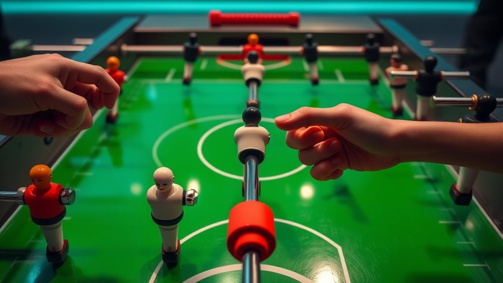 master versatile foosball shots