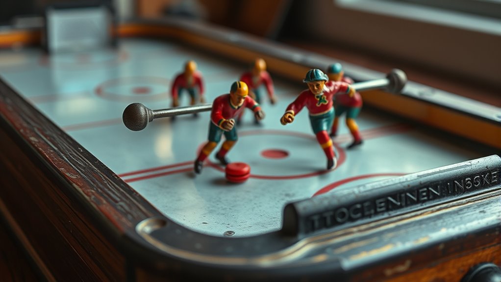mechanical hockey game origins