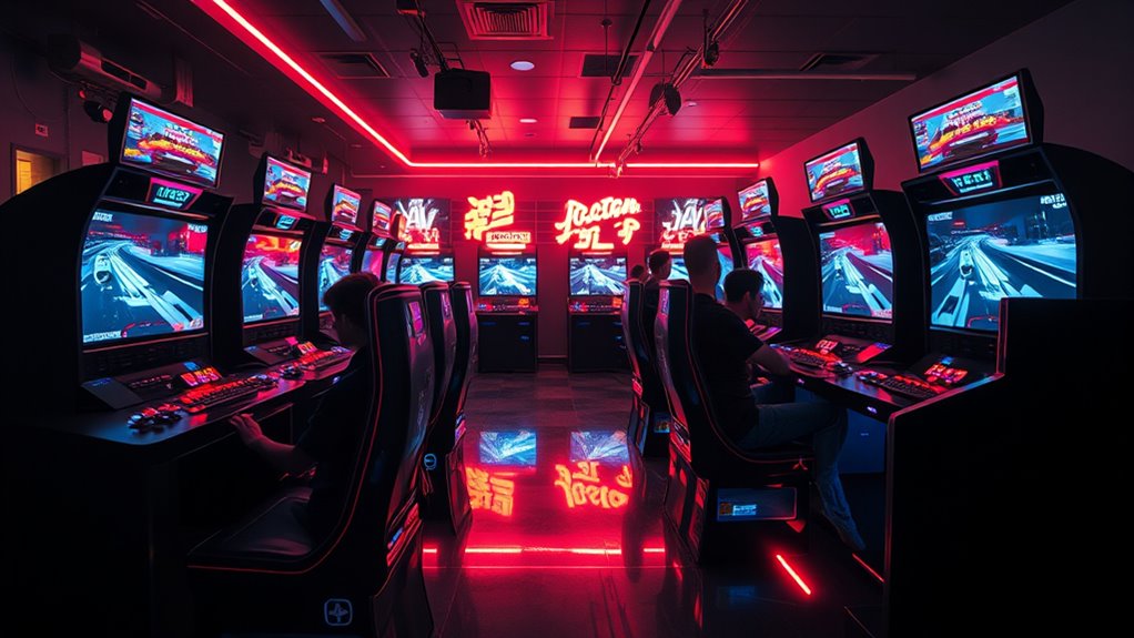 networked multiplayer arcade systems