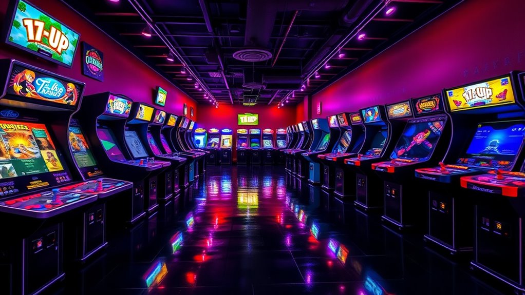 optimized arcade layout and variety
