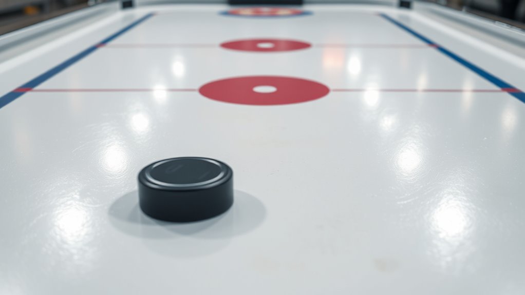 puck spin and lighting
